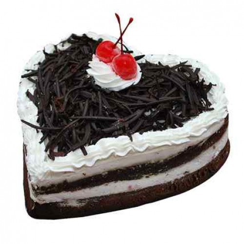 Black Forest Heart Cake Delivery in Faridabad