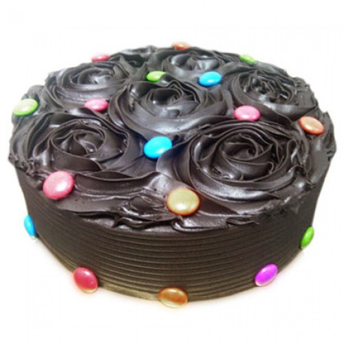 Chocolate Flower Cake Delivery in Faridabad