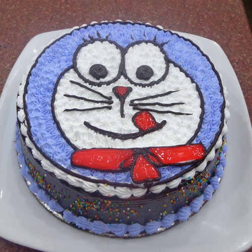 Doraemon Face Cake Delivery in Faridabad
