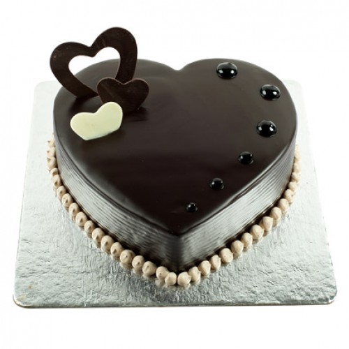 Passion of Love Choco Heart Cake Delivery in Faridabad