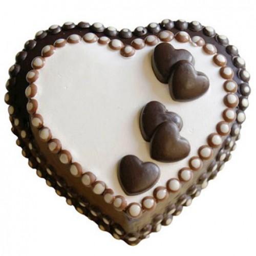 Special Heart Chocolate Cake Delivery in Faridabad