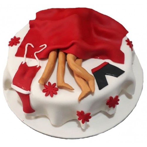 Honeymoon Themed Customized Cake Delivery in Faridabad