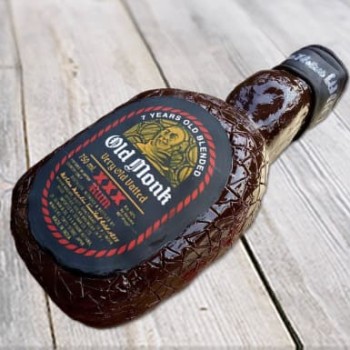 Old Monk Bottle Fondant Cake Old Monk Bottle Fondant Cake