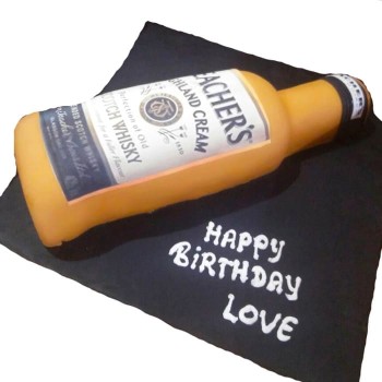 Teacher Scotch Whisky Fondant Cake Teacher Scotch Whisky Fondant Cake