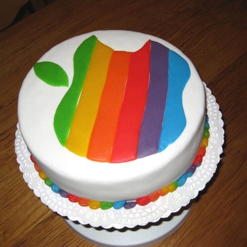 Apple Themed Customized Cake Delivery in Faridabad