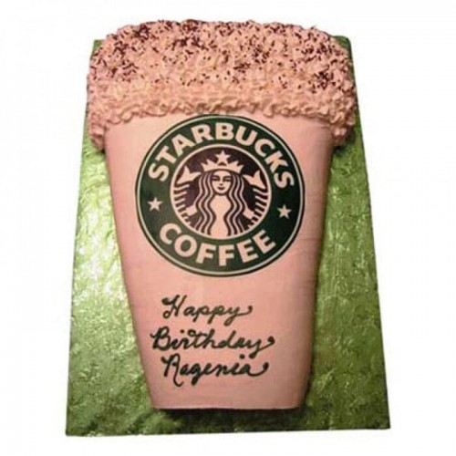 Starbucks Coffee Cup Fondant Cake Delivery in Faridabad