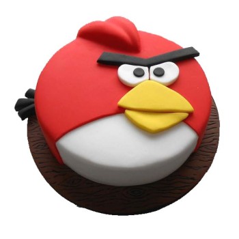 Angry Birds Fondant Cake Angry Birds Fondant Cake