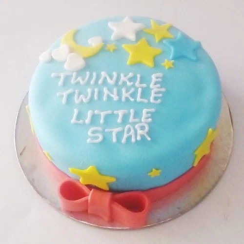 Baby Birthday Fondant Cake Delivery in Faridabad Baby Birthday Fondant Cake Delivery in Faridabad