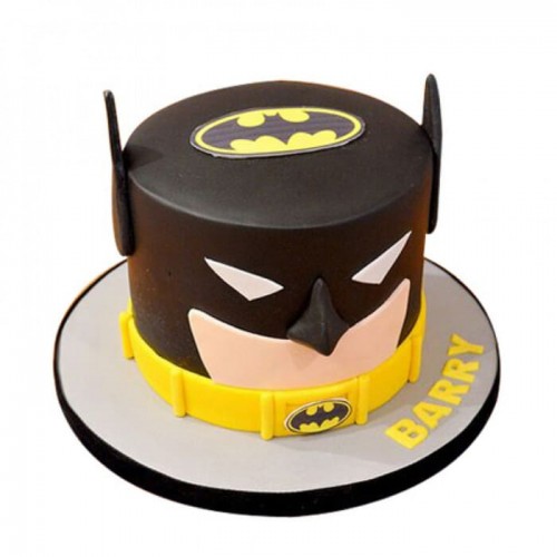 Batman Mask Fondant Cake Delivery in Faridabad