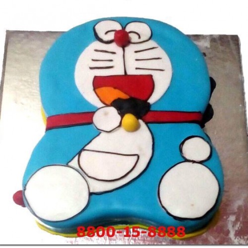 Doraemon Fondant Cake Delivery in Faridabad