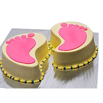 First Foot Step Designer Cake First Foot Step Designer Cake