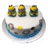 Despicable Me Minion Theme Fondant Cake