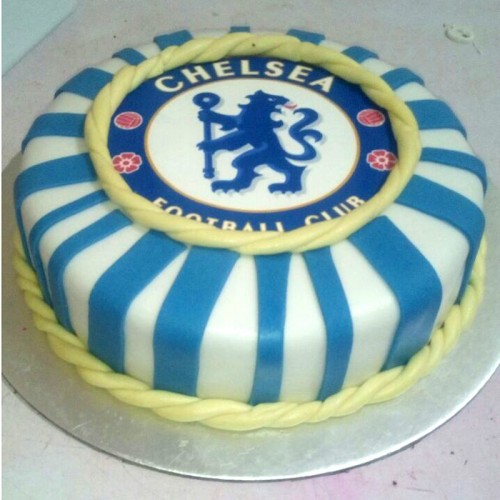 Chelsea Soccer Club Customized Cake Delivery in Faridabad