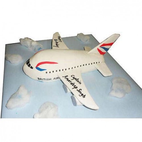 Airplane Fondant Cake Delivery in Faridabad