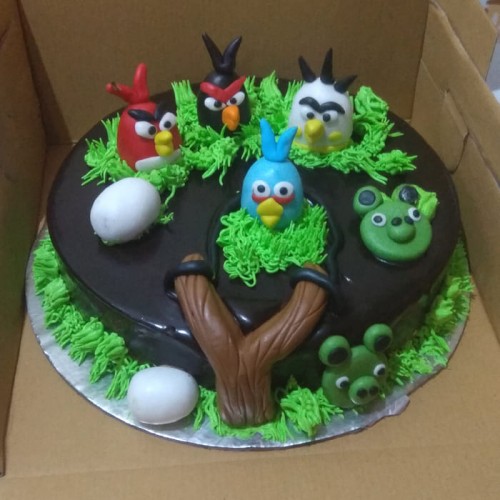 Angry Birds Designer Chocolate Cake Delivery in Faridabad