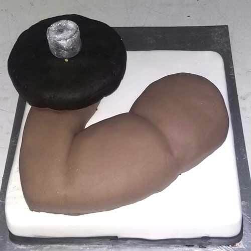 Bodybuilding Themed Fondant Cake Delivery in Faridabad