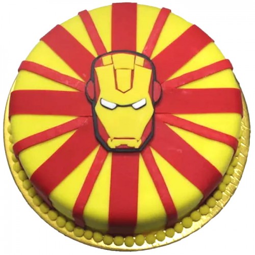Iron Man Theme Customized Cake Delivery in Faridabad