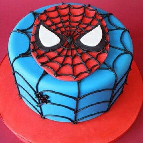Spiderman Designer Fondant Cake Delivery in Faridabad