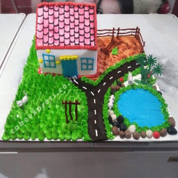 Sweet Home Designer Cake