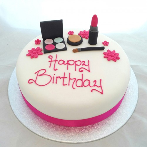 Makeup Fondant Cake Delivery in Faridabad