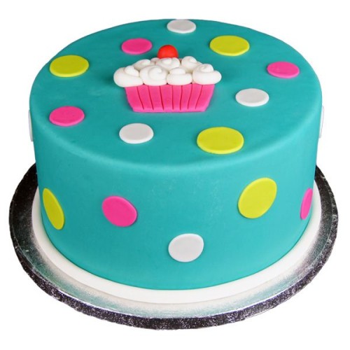Cupcake Theme Fondant Cake Delivery in Faridabad