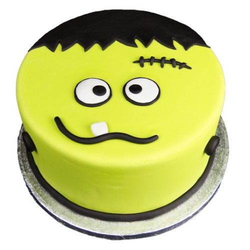 Frankenstein Cartoon Face Fondant Cake Delivery in Faridabad