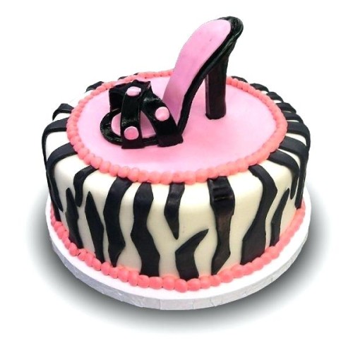 High Heel Theme Fondant Cake Delivery in Faridabad