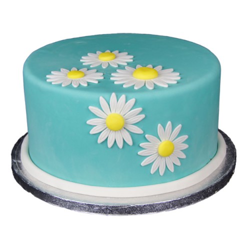Spring Daisies Fondant Cake Delivery in Faridabad