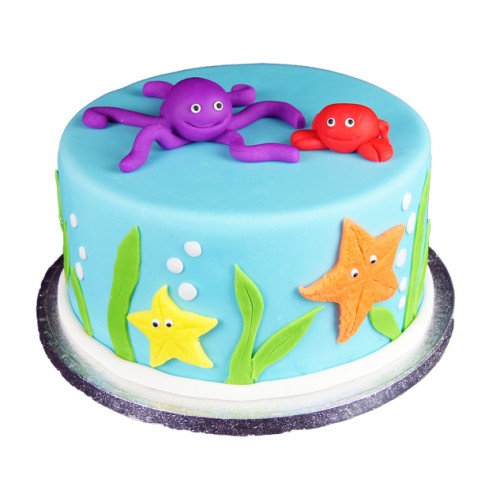 Under The Sea Theme Cake Delivery in Faridabad