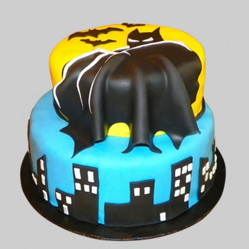 Batman Fondant Cake For Kids Delivery in Faridabad