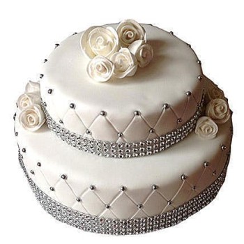 2 Tier Designer Fondant Cake 2 Tier Designer Fondant Cake