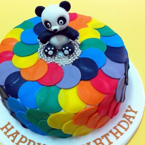 Cute Baby Panda Theme Cake Delivery in Faridabad