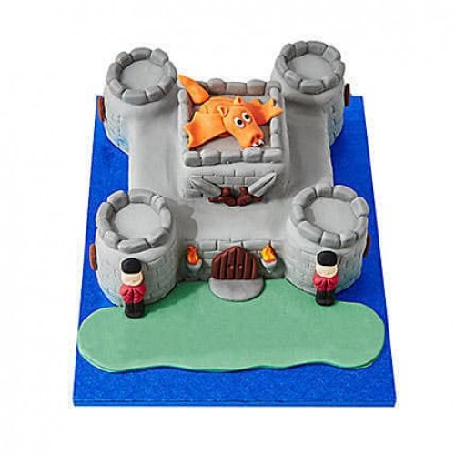 Fort Theme Fondant Cake Delivery in Faridabad