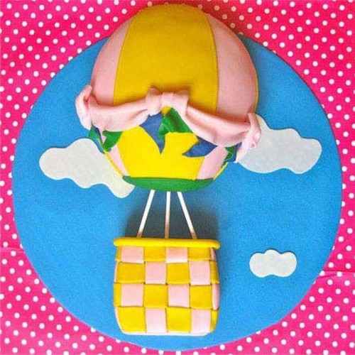 Funky Fondant Balloon Cake Delivery in Faridabad Funky Fondant Balloon Cake Delivery in Faridabad