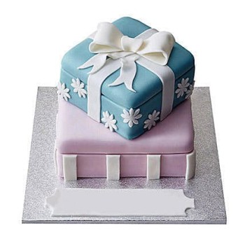 Gift Box Fondant Cake Gift Box Fondant Cake