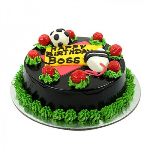 Happy Birthday Boss Chocolate Cake Delivery in Faridabad