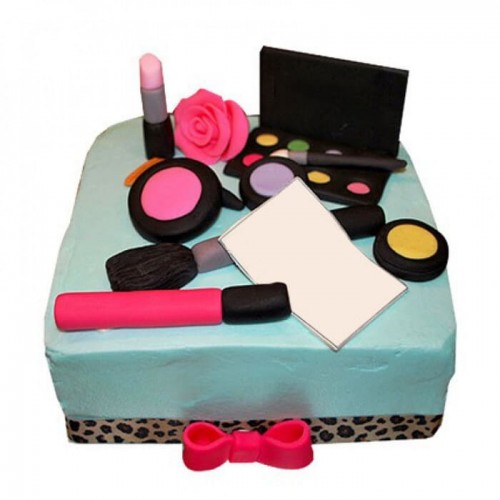 MAC Makeup Fondant Cake Delivery in Faridabad