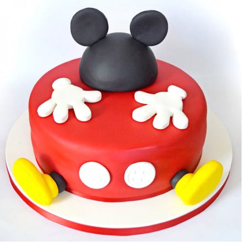 Mickey Mouse Baby Shower Cake Delivery in Faridabad