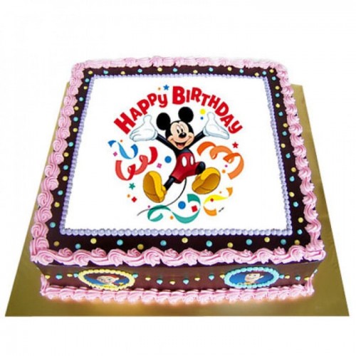 Mickey Mouse Special Photo Cake Delivery in Faridabad