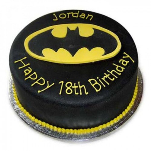Mouthwatering Batman Fondant Cake Delivery in Faridabad