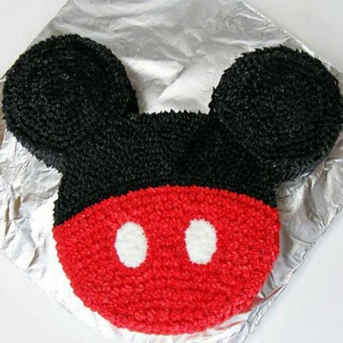 Red & Black Mickey Mouse Cake Delivery in Faridabad