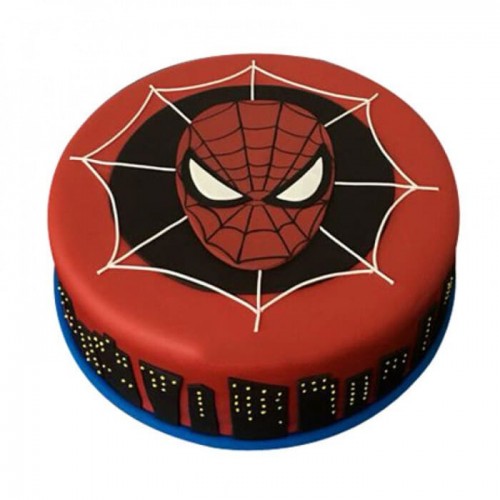 Superb Spiderman Fondant Cake Delivery in Faridabad