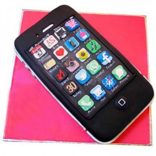 Techy IPhone Fondant Cake Delivery in Faridabad