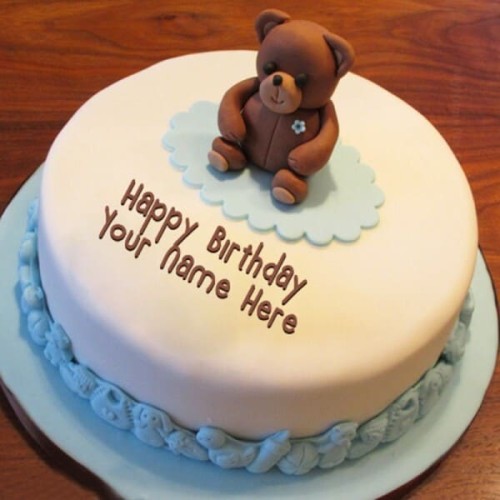 Teddy Theme Fondant Cake Delivery in Faridabad Teddy Theme Fondant Cake Delivery in Faridabad