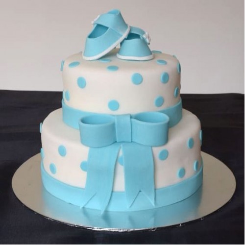 2 Tier Baby Shower Cake Delivery in Faridabad