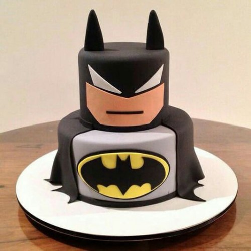 2 Tier Batman Customized Cake Delivery in Faridabad