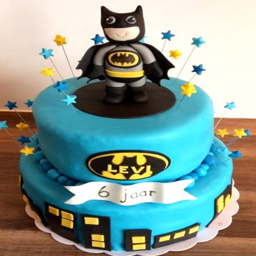 2 Tier Batman Designer Cake Delivery in Faridabad