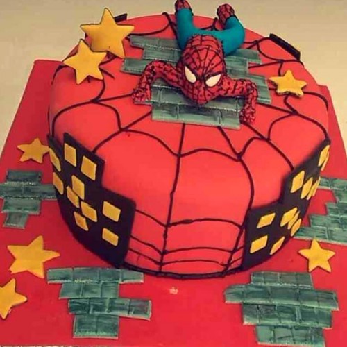 Cool Spiderman Designer Cake Delivery in Faridabad