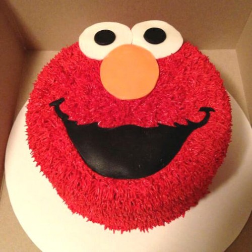 Elmo Face Cake Delivery in Faridabad