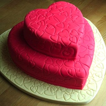 Magic of Love Romantic Fondant Cake Magic of Love Romantic Fondant Cake